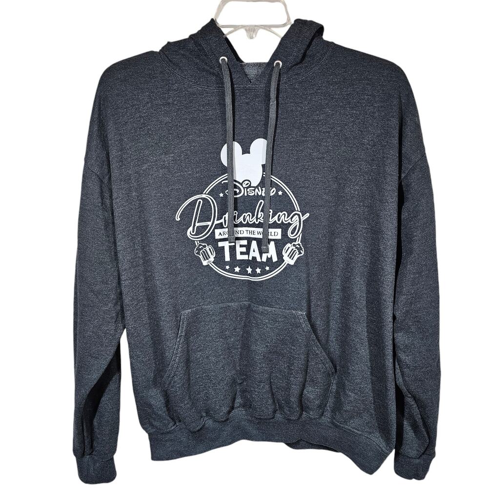 Fruit of the Loom EPCOT-Themed "Drinking Around the World Team" Hoodie Women's L